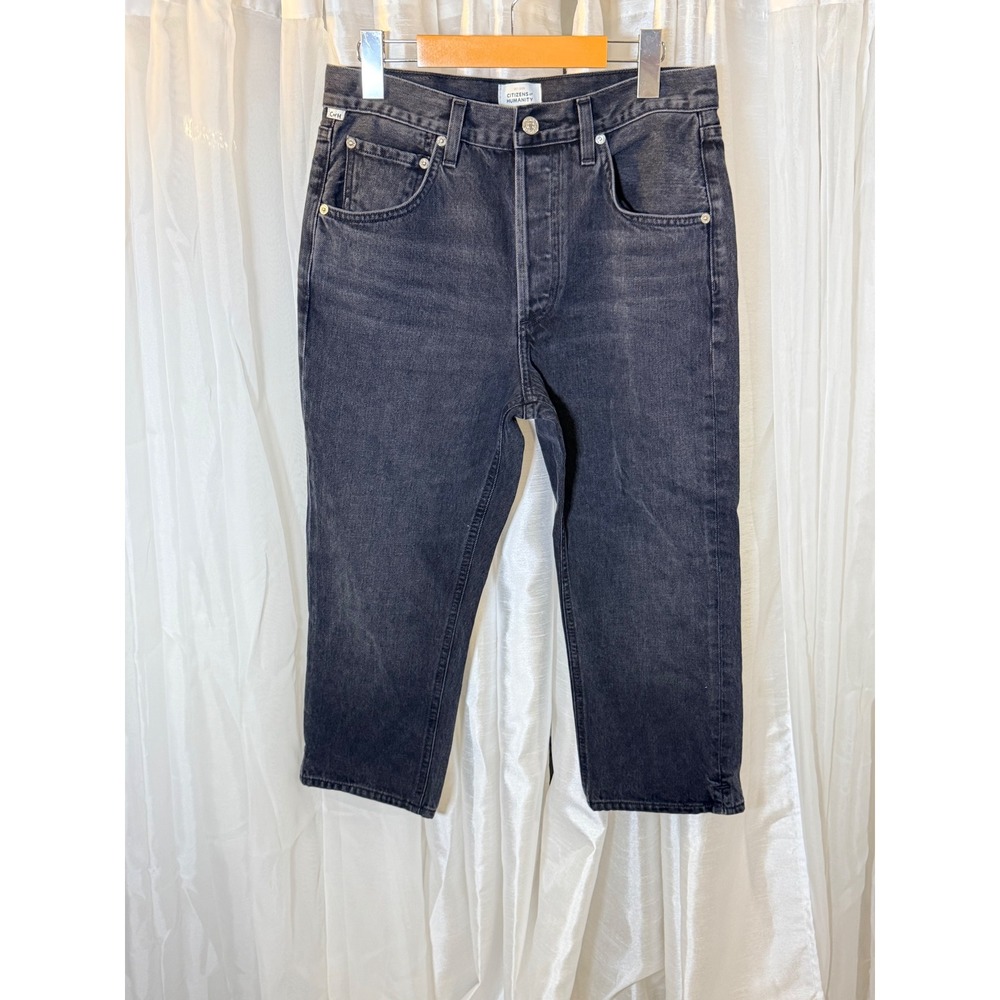 Citizens of Humanity Jeans Womens 27 Black Voila Premium Vintage Straight Leg